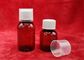 Medical Package Pharmaceutical PET Bottles 69mm Height Brown / Transparent Color